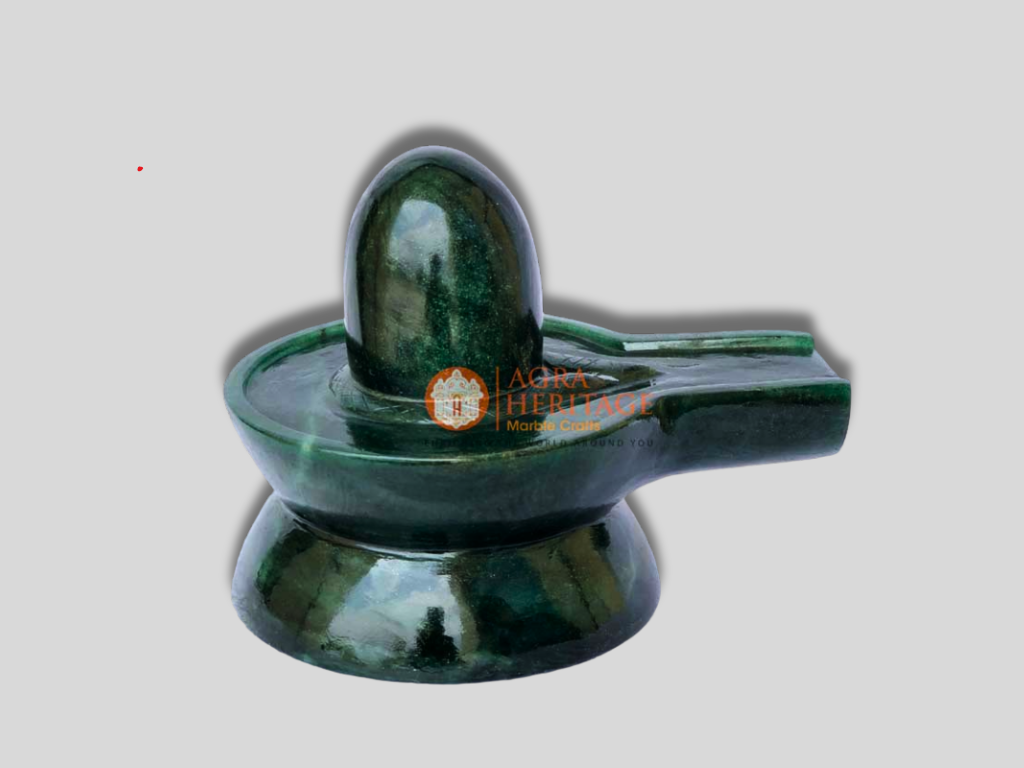 Margaj Jade Shiva Lingam at Home Religious Gift